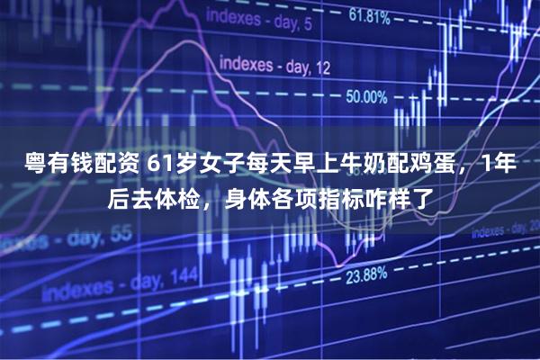 粤有钱配资 61岁女子每天早上牛奶配鸡蛋,1年后去体检,身体各项指标咋样了