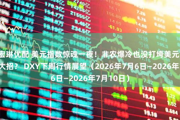 宏琳优配 美元指数惊魂一夜!非农爆冷也没打垮美元,多头还有大招? DXY下周行情展望(2026年7月6日—2026年7月10日)